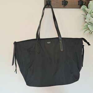 BOTKIER Black Nylon Shoulder Tote Bag